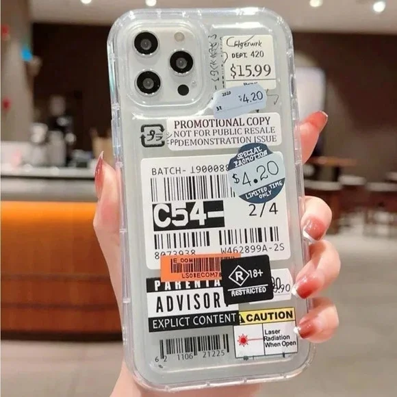 ⚠️Clearance iPhone 14/Pro/Pro Max Patchwork Sticker Phone Case - Picture 1 of 3